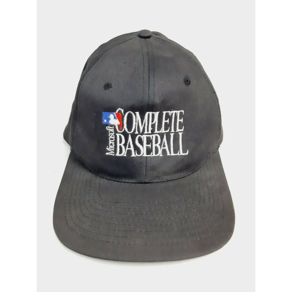 Vintage Microsoft Snapback Promo PC Microsoft Complete Baseball 1994 *RARE*